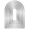 crafters companion sttitched edge metal die arch cc