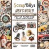 scrapboys mens world 6x6 inch pop up paper pad sb