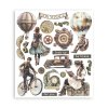 Stamperia - Voyages Fantastiques / sada - Rub-Ons / propisoty pro scrapbook