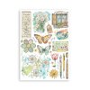 stamperffia daisy art a5 washi pad 8pcs sbw30