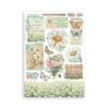 stamperia daisy art a5 washi pad 8pcs sbwf30