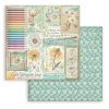 stamperia daisy art j8x8 inch paper pack sbbs138