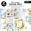 studio light violet musings die cut designer paper