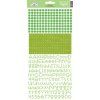 doodlebug design limeade teensy type stickers 3431