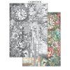 stamperia gardens of time junk journal stickerys ba