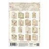 stamperia all around junk journal stickers bwackgro