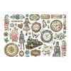 stamperia gardens of time uephemera 40pcs by antoni