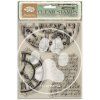 stamperia gardens of time clear stamp half clocks