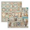 stamperia symphony 8x8 inch papefr pack by sara alc