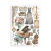 stamperia symphony a5 washi padd 8pcs by sara alcob