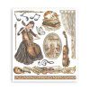 stamperia symphony rub on 205x23cm assortmettnt 6pcs