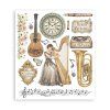 stamperia symphony rub on 205x23cm eassortment 6pcs