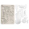 stamperia symphony a4 zsilicon mould musical instru