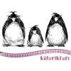 les pingouins grumpy format a6 tampon scrapbooking