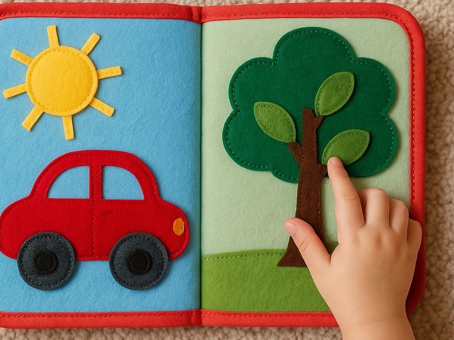 Montessori quiet book – interaktivní knížka, která učí hrou