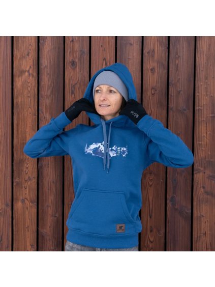 damska bluza z kapturem core denim (11)