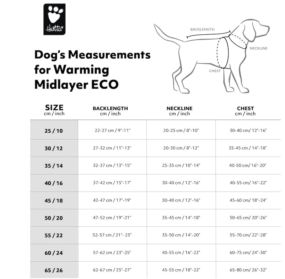 JPG HurttaWarmingMidlayerECO_AW23_SizeChart