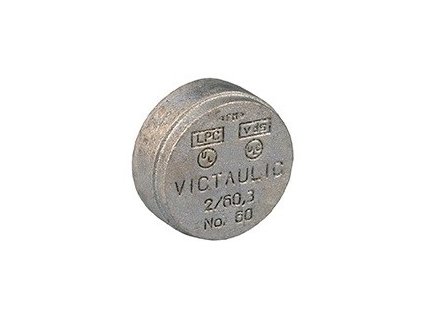 VICTAULIC Style 60 zátka 76,1mm, drážková, litina, pozinkováno