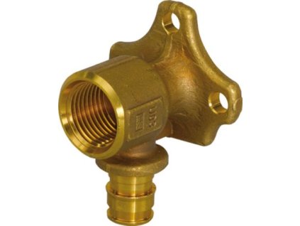 UPONOR PE XA Q&E SMART AQUA nástěnka vnitřní závit, na zeď lištu, lisovací, voda, mosaz