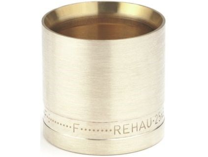 REHAU RAUTHERM SPEED objímka 10mm, násuvná, lisovací, voda, mosaz