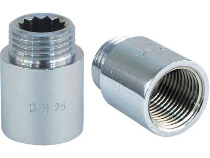 SLOVARM KE263CR prodloužení DN15x10 závitová, voda, mosaz:chrom