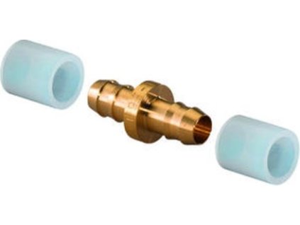 UPONOR PE XA Q&E MINITEC spojka 9,9mm, násuvná, voda, mosaz