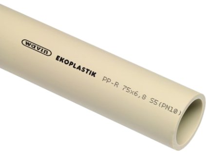WAVIN EKOPLASTIK PPR-PN 16 trubka 110x15,1mm, 4000mm, v tyčích, svařovací, voda, PP-R
