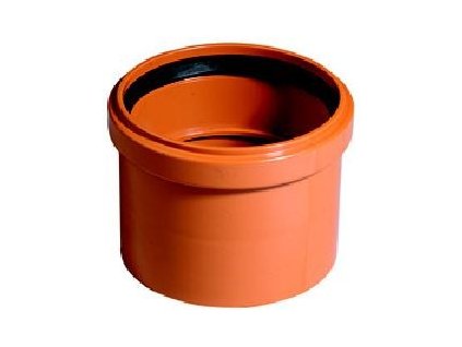 KG KGAM samostatné hrdlo odpadní DN125, nalepovací, PVC, oranžová