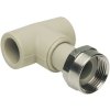 WAVIN EKOPLASTIK PPR T kus přechodka 20mmx3:4%22x20mm, s převlečnou maticí, svařovací, voda, PP R