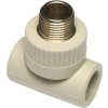 WAVIN EKOPLASTIK PPR T-kus 20mmx1/2"x20mm, s kovovým závitem vnějším, svařovací, voda, PP-R