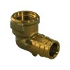 UPONOR PE XA Q&E koleno 20x1 2, 90°, přechodové, vnitřní závit, násuvné, voda, mosaz
