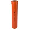 OSMA KG KGEM VOLLWAND trubka odpadní DN110, 1000mm, SN10, s hrdlem, PVC, oranžová