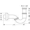 hansgrohe bidetovy sifon dn32 chrom husa shop1
