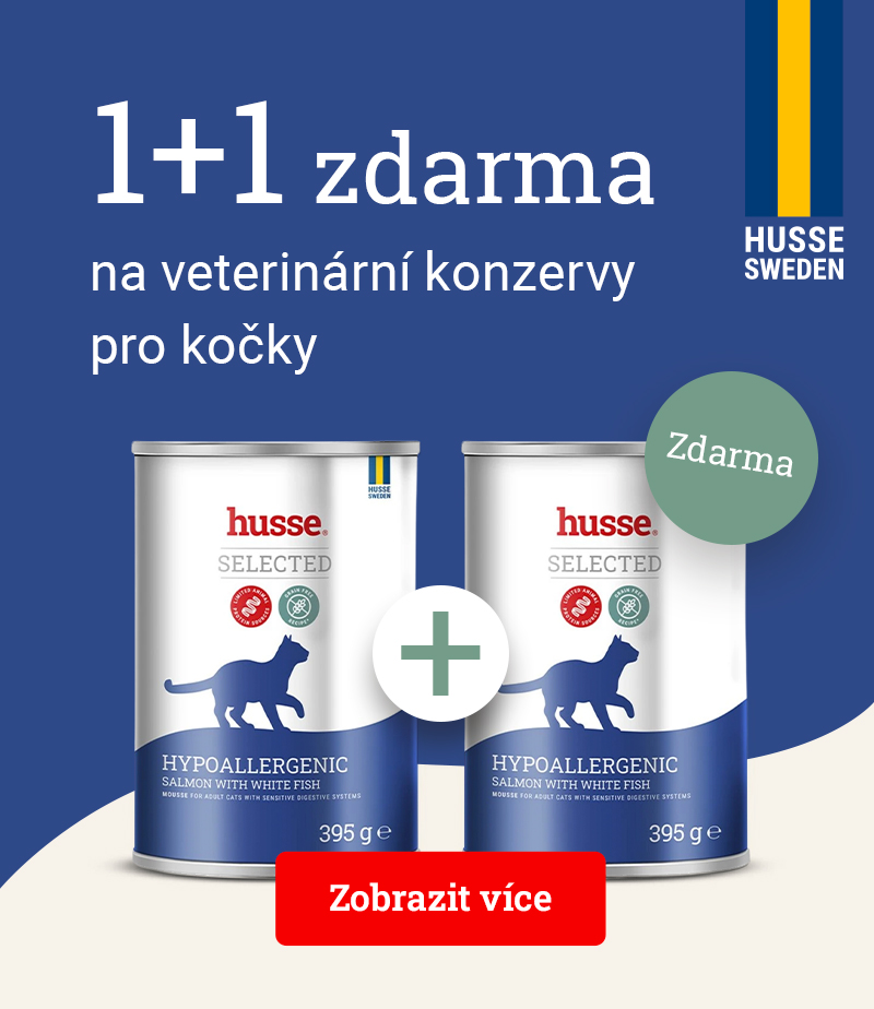 1+1 zdarma: veterinární konzervy pro kočky
