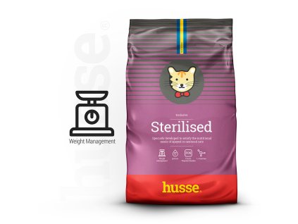 Exclusive Sterilised | Granulované krmivo pro sterilizované, kastrované a méně aktivní kočky (Balení 2 kg)