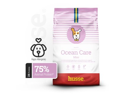 Sensitive Ocean Care Mini | Hypoalergenní granulované krmivo s lososem a rýži speciálně vyvinuté pro dospělé psy malých plemen s citlivým zažíváním (Balení 2 kg)