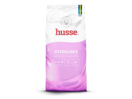 Husse Sterilised cat adult senior dryfood weight control 01