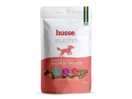 Husse Grain Free Nutricore Salmon Treats dog snacks main