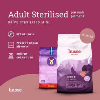 Nový obal, nový název, stejná láska k malým pejskům. 🐶💛 Adult Sterilised pro malá plemena (dříve Sterilised Mini) pomáhá...