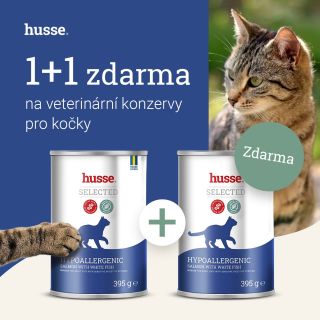 Využijte akci 1+1 zdarma na všechny veterinární konzervy pro kočky a dopřejte své kočce cílenou péči podle jejích potřeb....