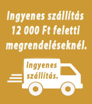 Ingyenes szállítás 12 000 Ft feletti megrendeléseknél.