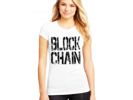 damske tricko Block chain