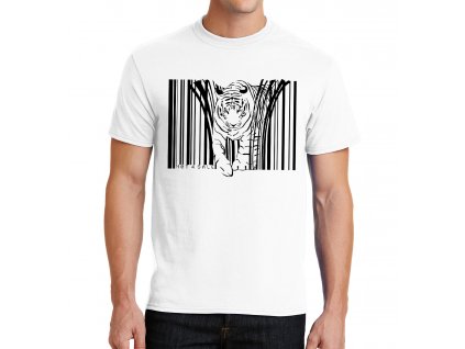pánské tričko Lev čárový kód