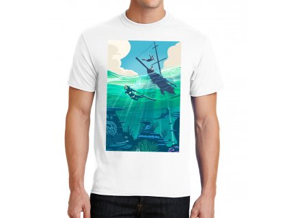 pánské tričko Potápění