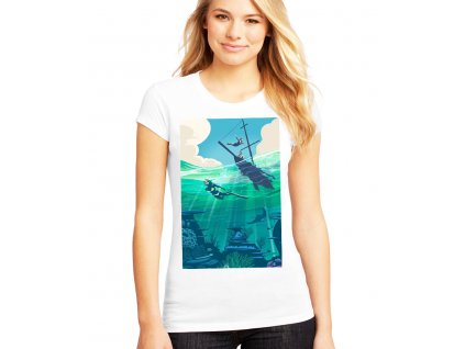 dámské tričko Potápění