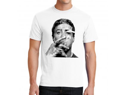 panske tricko sylvester stallone cigareta