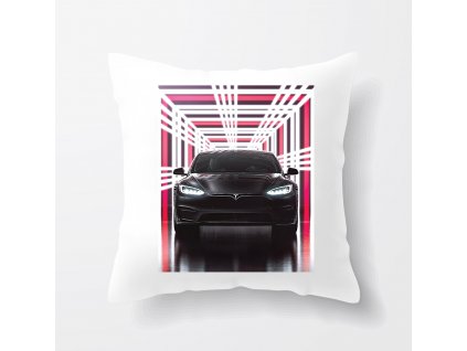 polštář Tesla plaid