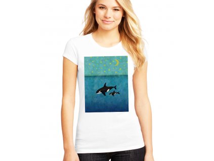 dámské tričko velryba