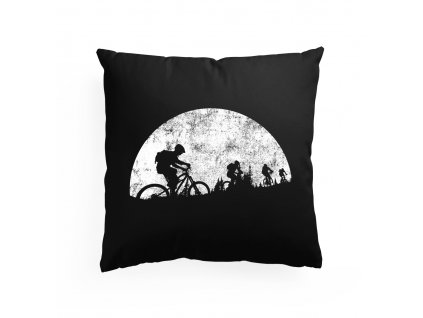 Polštář Měsíční jízda cyklistika
