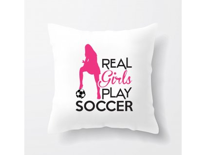 Polštář Opravdové holky hrají fotbal